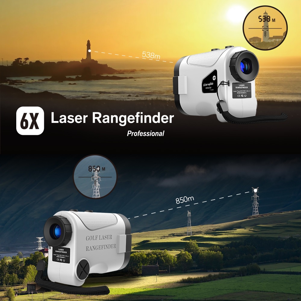 APEXEL LRM600 - Laser Rangefinder 600 Yards - Teleskop Profesional