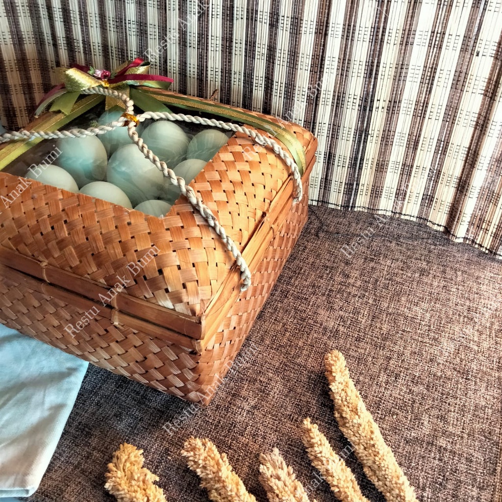 B148 SOKASE 25CM  wadah | hantaran | parsel lebaran | parsel natal |wadah hampers | foodbox | bok fo