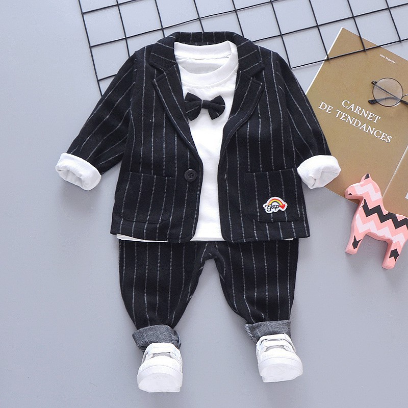 CHUBBI 41 Setelan  Set 3Pcs Anak Laki Jaket Jas Pesta