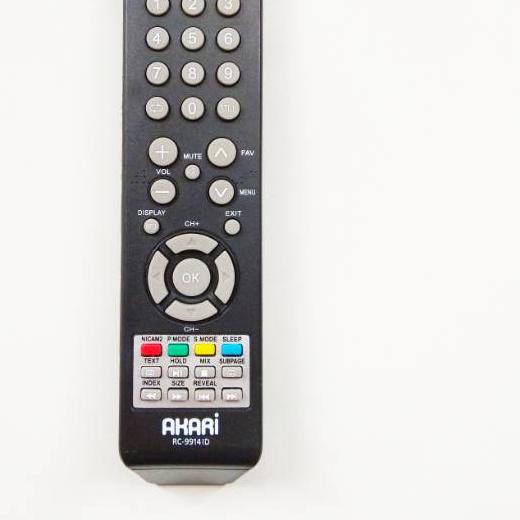 REMOT / REMOTE TV LCD / LED AKARI RC-9914ID / RC-9914AS ORIGINAL PABRIK / AKARI MAGNETO / KIRANA ♘