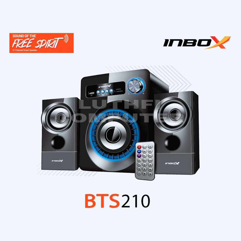 INBOX SPEAKER BTS210 / BTS 210 Bluetooth USB Radio TF Card -03256