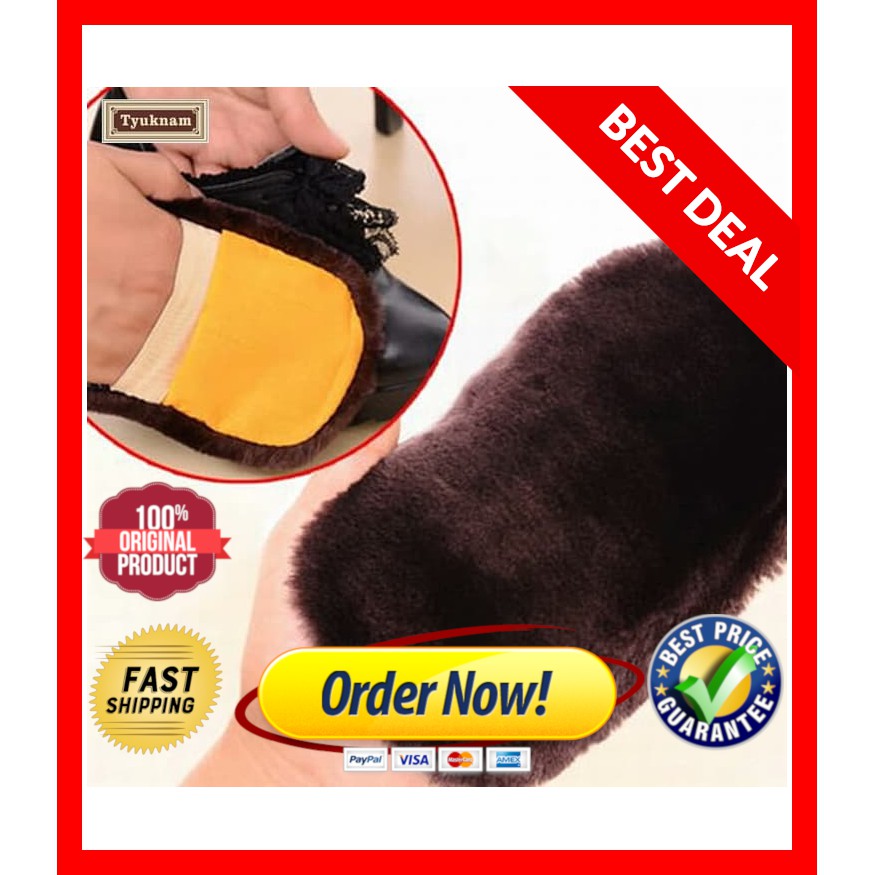 Sikat Semir Sepatu / Tas kulit / suede shoe polish - BAHAN WOOL