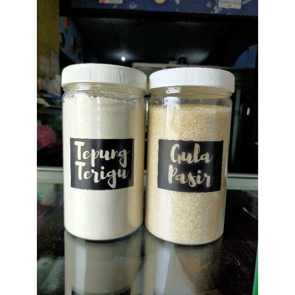 [TABUNG] TOPLES BUMBU DAPUR - PUTIH || TUTUP WARNA PUTIH SUSU