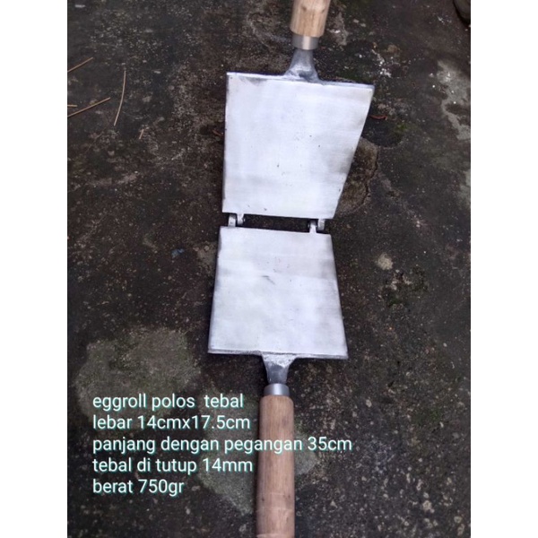 CETAKAN KUE EGGROLL POLOS SEMPRONG SIMPING GAPIT WAFFLE CONE