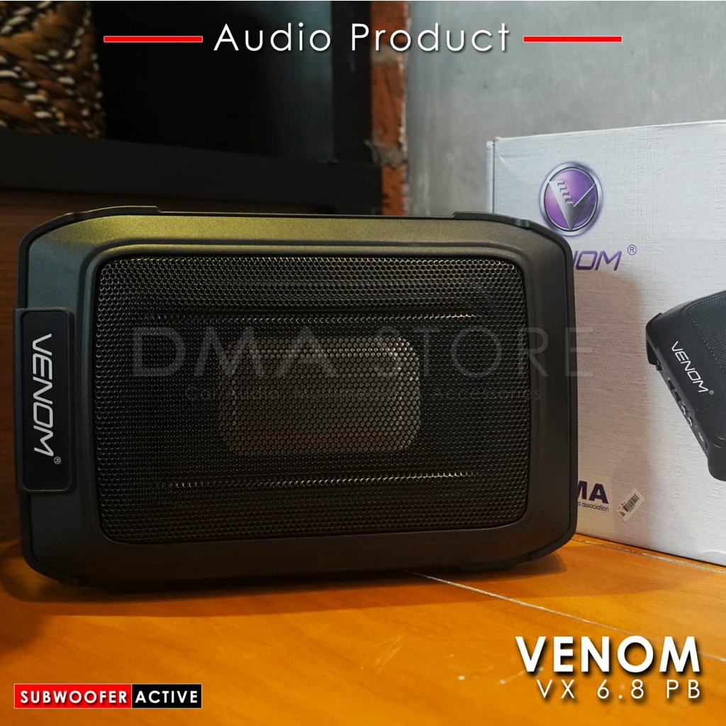 Subwoofer Kolong Venom VX 6.8 PB Subwoofer Aktif Venom ORIGINAL VENOM