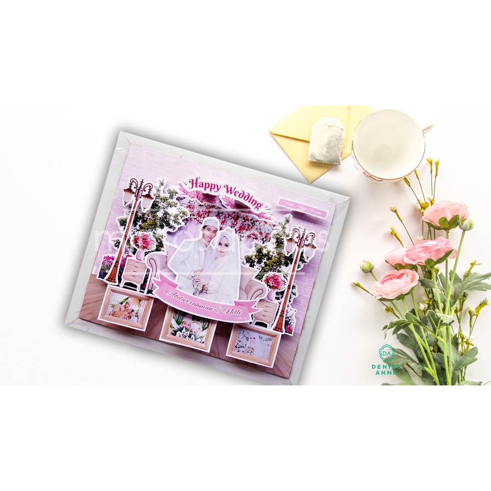 Jual [NEW] POP UP FRAME kado nikah kado wisuda kado ulang tahun kenang
