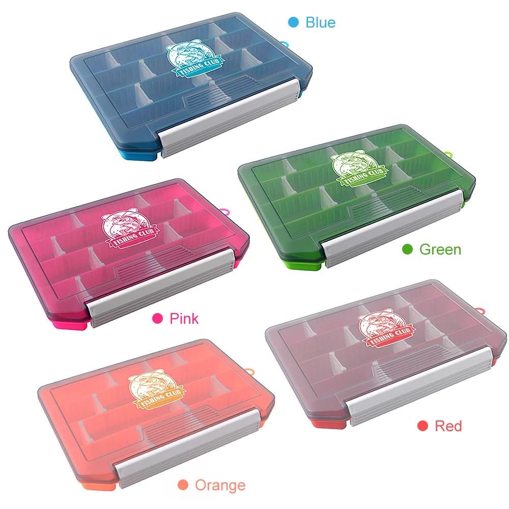Agustinina Fishing Tackle Box High-strength Adjustable Kail Pancing Umpan Pancing Plastik Organizer Box