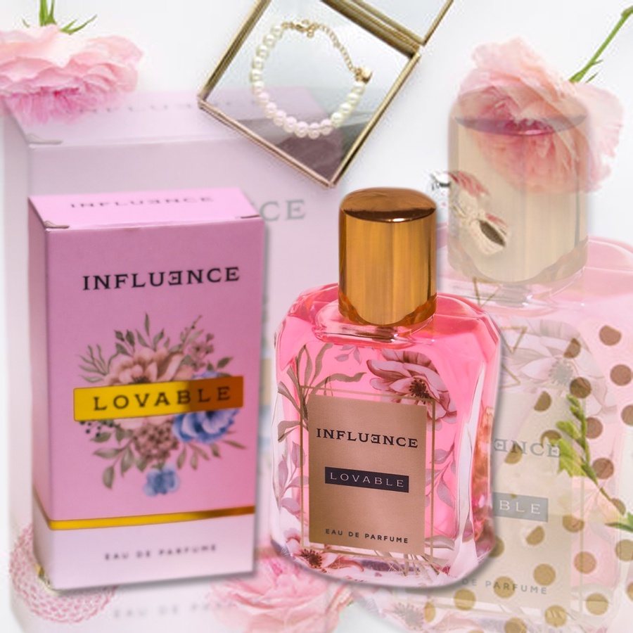 Parfum Wanita Influence Lovable Eau De Original Wangi Tahan Lama 12 Jam