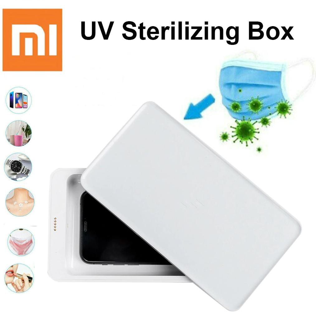 Xiaomi FIVE Smartphone Sterilizer Box Disinfection Ultraviolet UV Light with Wireless Charger 10W -