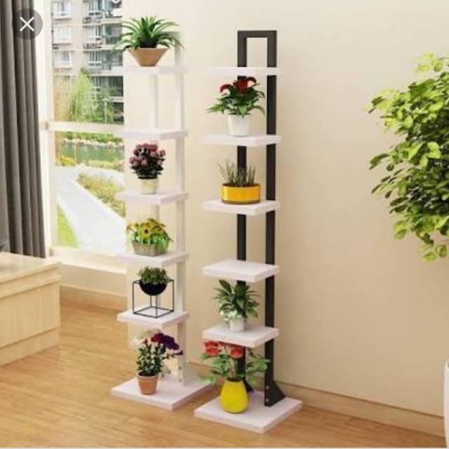 RAK BUNGA UNIK MINIMALIS 2 KAKI