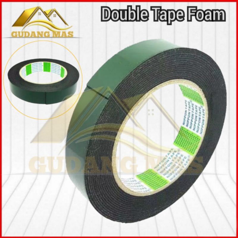 

Double Tape Foam 1"inch / Double Tape Hijau