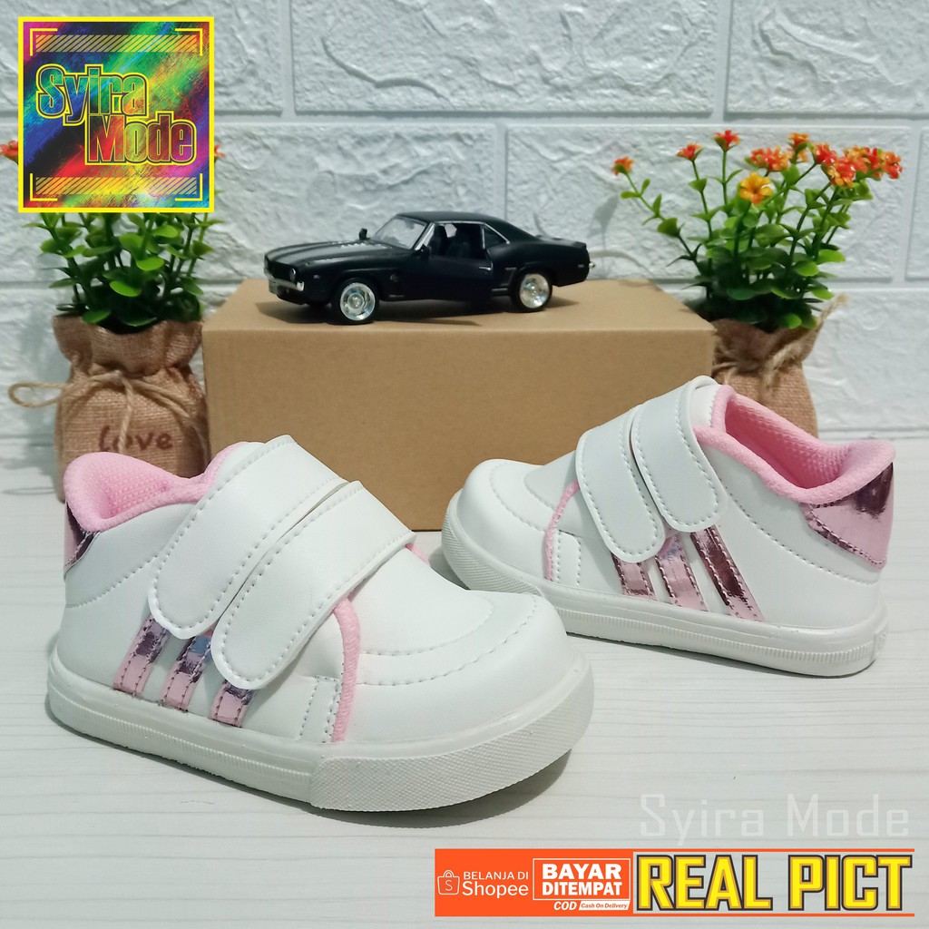 Sepatu Anak Perempuan &amp; Anak Laki-Laki / Sepatu Anak Usia 1 - 3 Tahun / Sneakers Flat-3 Cassual