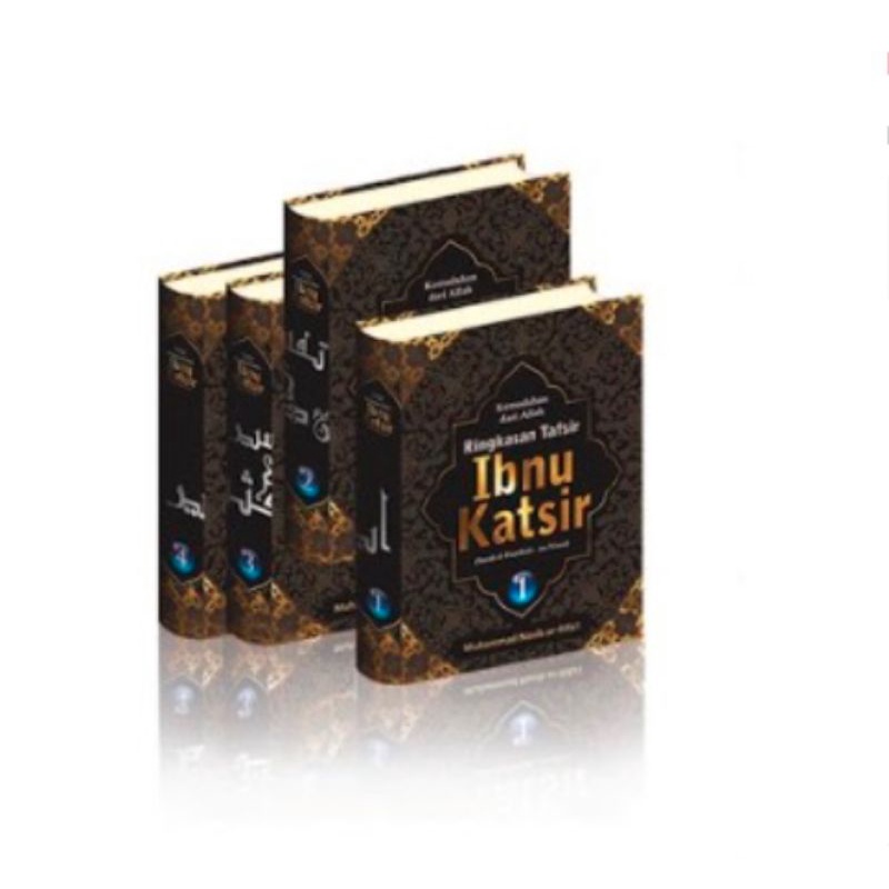 1 Set Ringkasan Tafsir Ibnu Katsir (4 Jilid) Edisi Baru - Muhammad Nasib Ar-Rifa'i