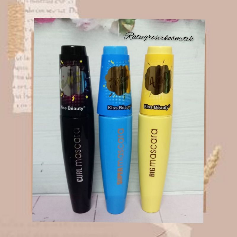 PROMO ECER!!!MASCARA 3 KINDS KISS BEAUTY NO.56632-03ABC