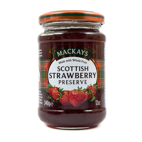 

MACKAYS Scottish Strawberry Preserve Jam 340gr - Selai Buah Stroberi