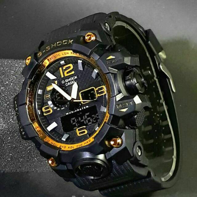 JAM TANGAN CASIO G SHOCK GG1000 Black gold