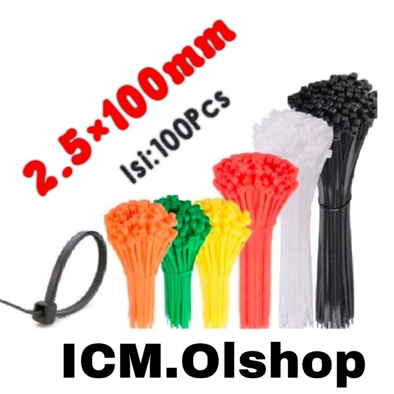 Kabel Ties/INSULOCK/INSULOK/CABLE TIES 2.5X100MM 100PCS⭐ ICM ⭐