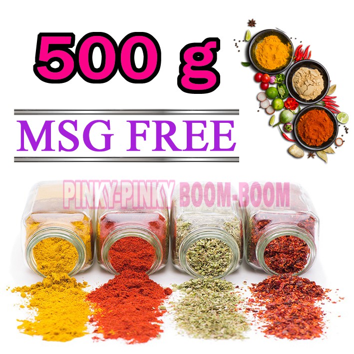 500g Non MSG Bumbu Tabur Premium No MSG 500 g