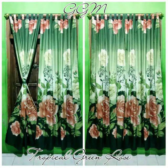 Gorden/korden/horden Pintu Dan Jendela Murah Blue Rosefly