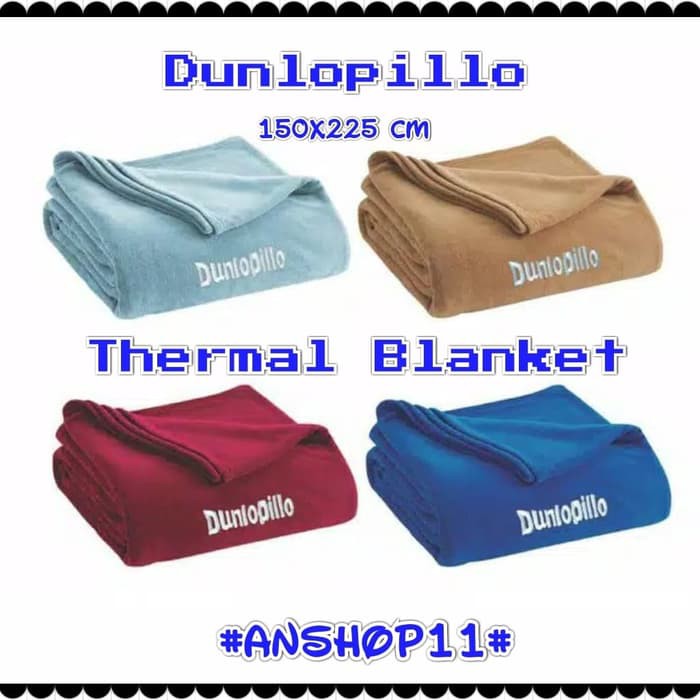 Terbaru DUNLOPILLO - Selimut - Cokelat