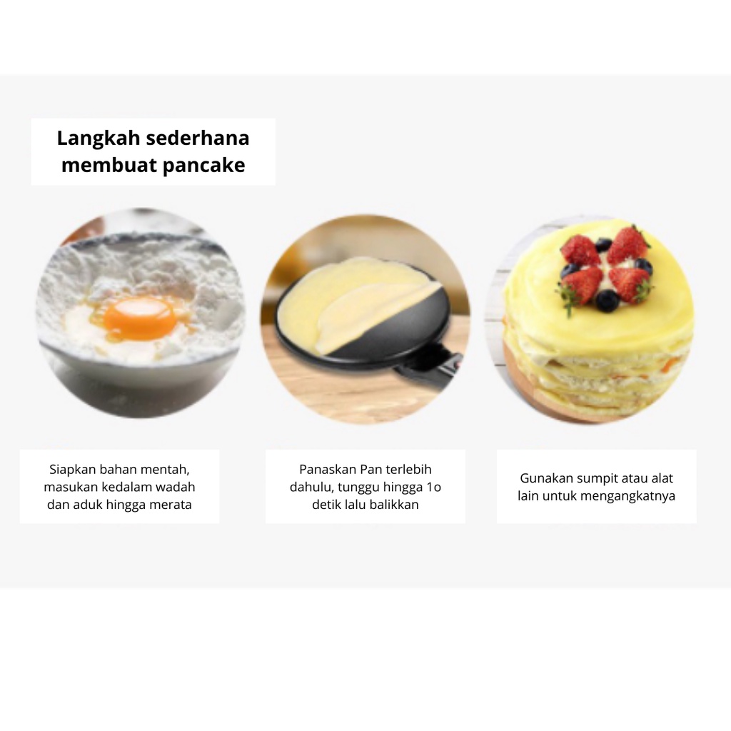 Electric Crepe Maker Alat Pembuat Crepes Lumpia [Ready Stock] Crepes Maker Alat Pembuat Crepe / Kulit Risol, Lumpia, Martabak