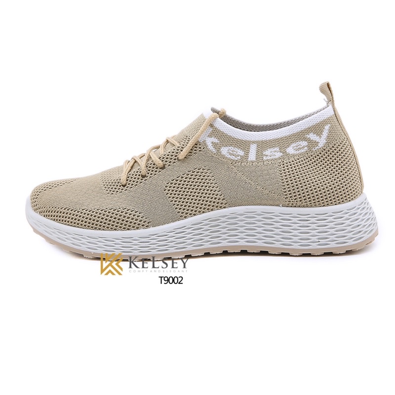 (GRATIS ALAS KAKI) NICOLE SEPATU SNEAKERS WANITA KELSEY #T9002  SEPATU FLYKNIT WANITA NYLON SNEAKERS CASUAL IMPORT