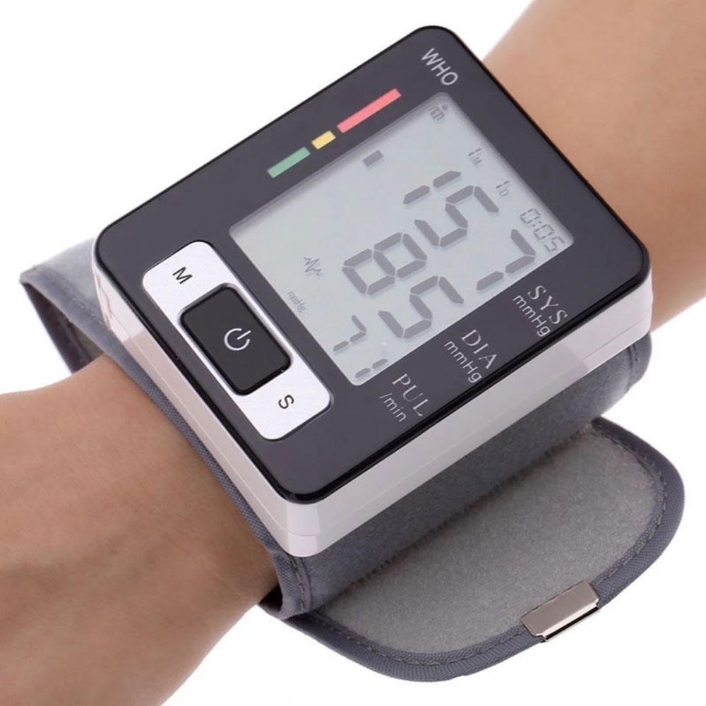 Alat Pengukur Tekanan Darah Electronic Sphygmomanometer Heart Rate - CK-W133 - Black