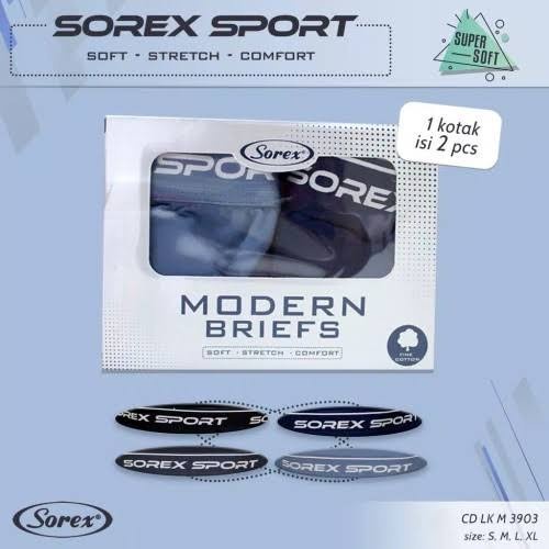 Celana Dalam Sport Pria Lembut Super Soft Sorex