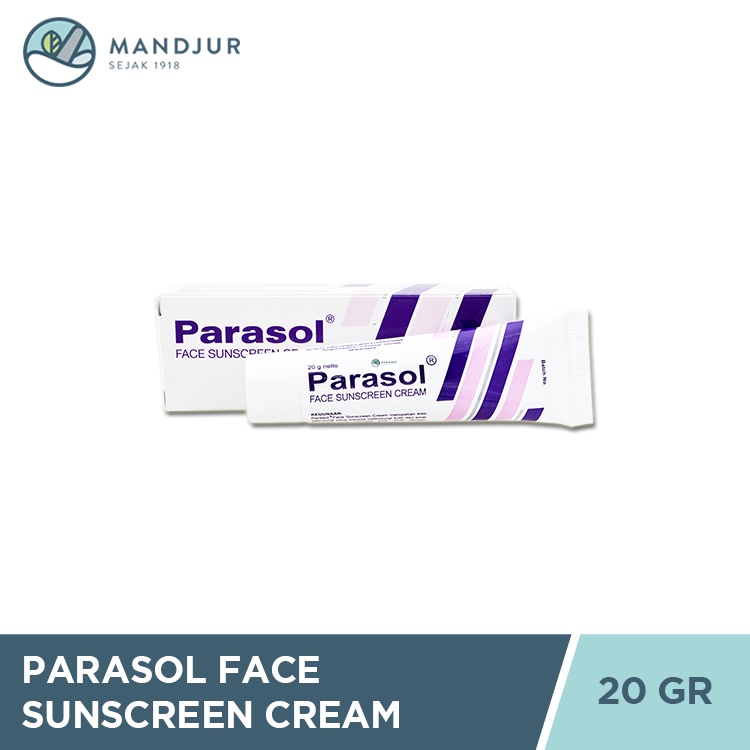 Parasol Face Sunscreen Cream 20 Gr - Tabir Surya Pelindung Kulit dari sinar UV