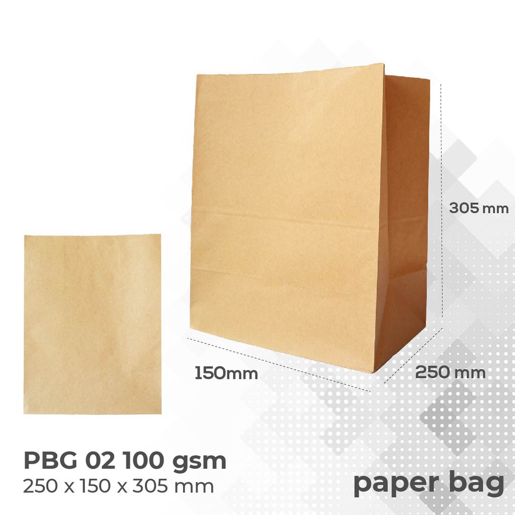 Paper Bag Goodie Bag Kantong Kertas (PBG2-25X15X30.5 Cm)