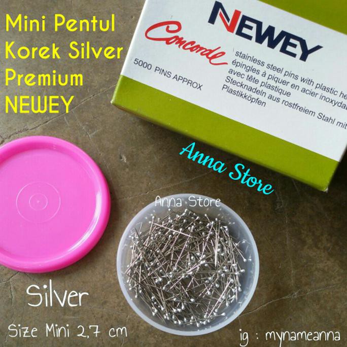 New Isi 200 Mini Jarum Pentul Korek Wijen Premium Newey Concorde
