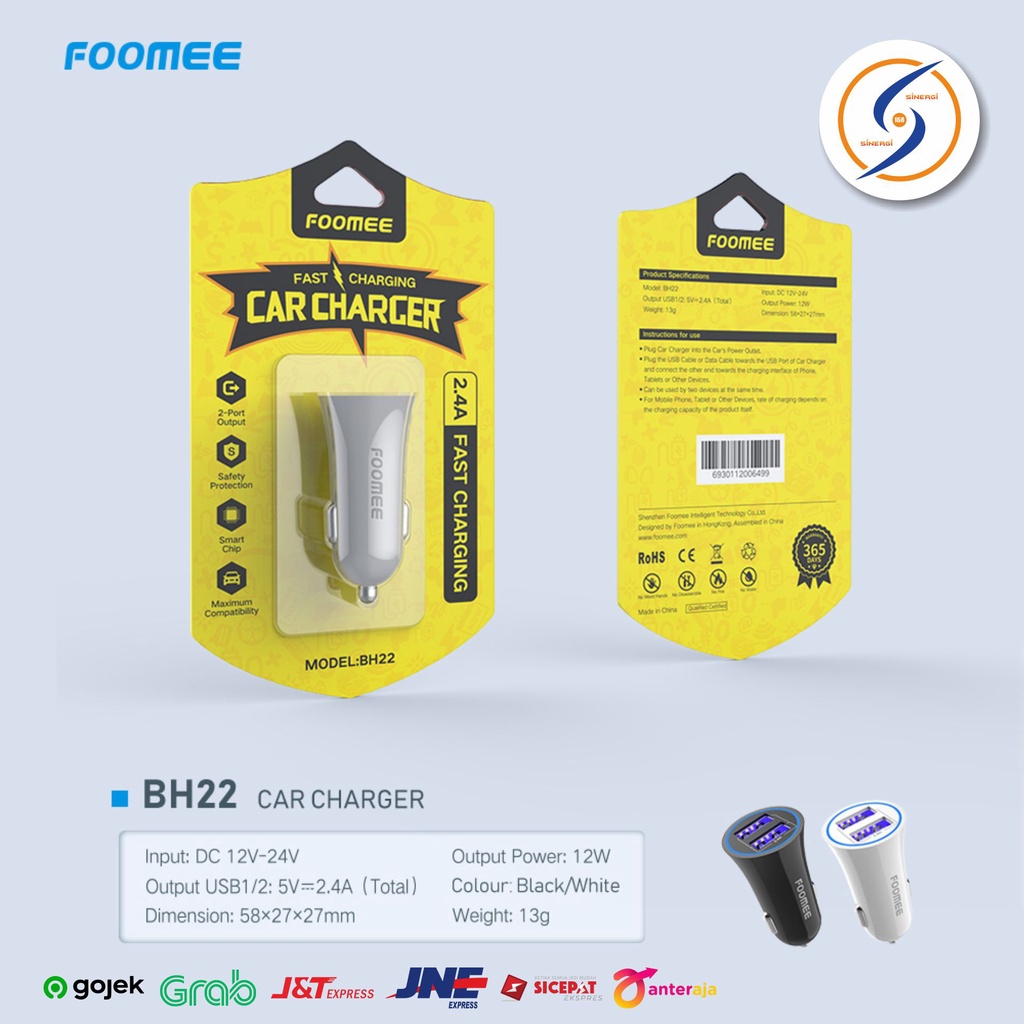 CAR Charger Foomee BH22 - Original