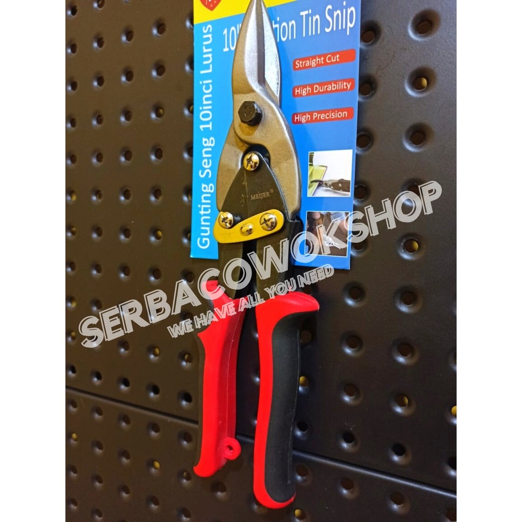 Meijer Gunting Hollow Baja Ringan Gunting Seng 10 Inch Aviation Snips Termurah Berkualitas