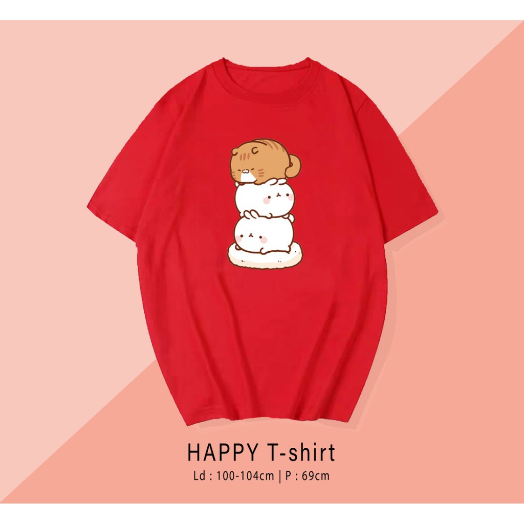 KUCING KECIL LITTLE MIAW LUCU CARTOON PREMIUM KAOS / TERMURAH