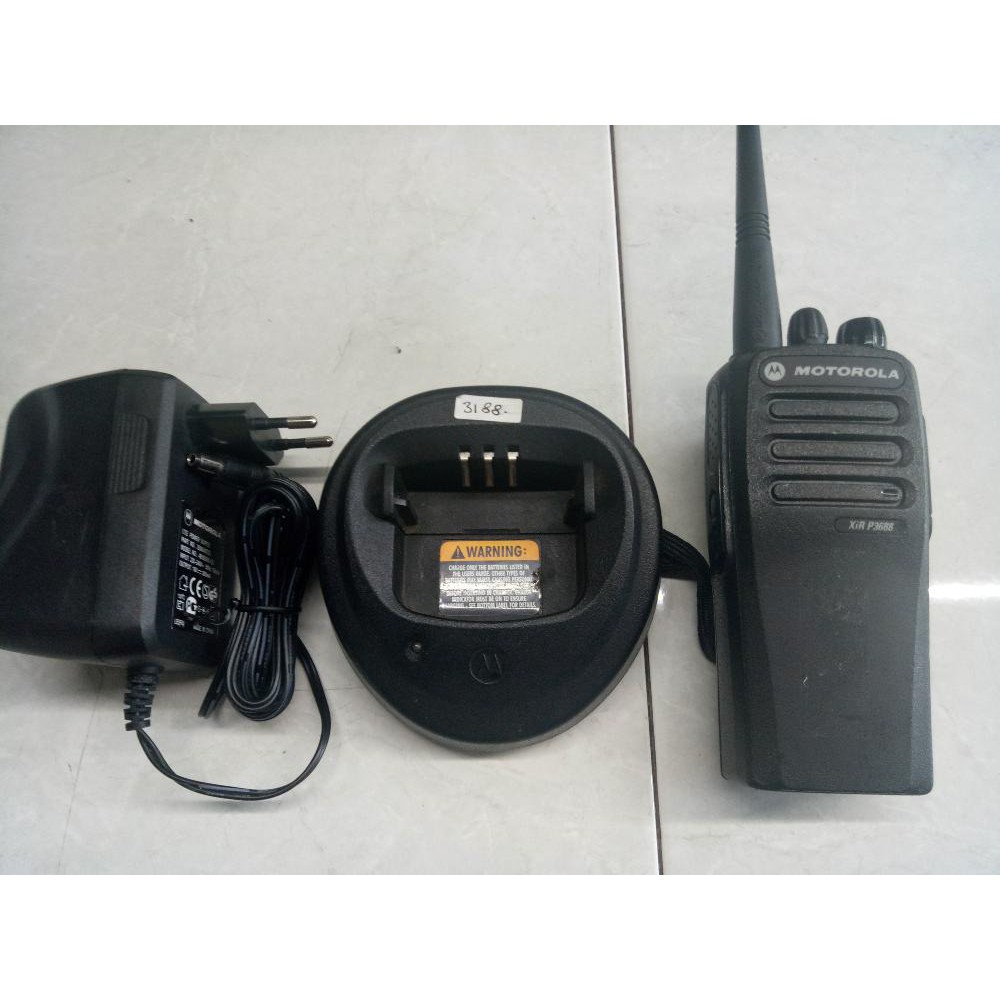 HT MOTOROLA XIRP3688 XIR P3688 UHF 350-390MHZ MOTOTURBO SECOND LENGKAP