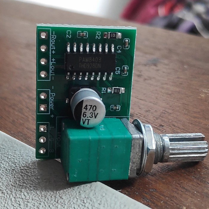 modul kit pam8403 + volume Mini Power Amplifier Power Amp mini