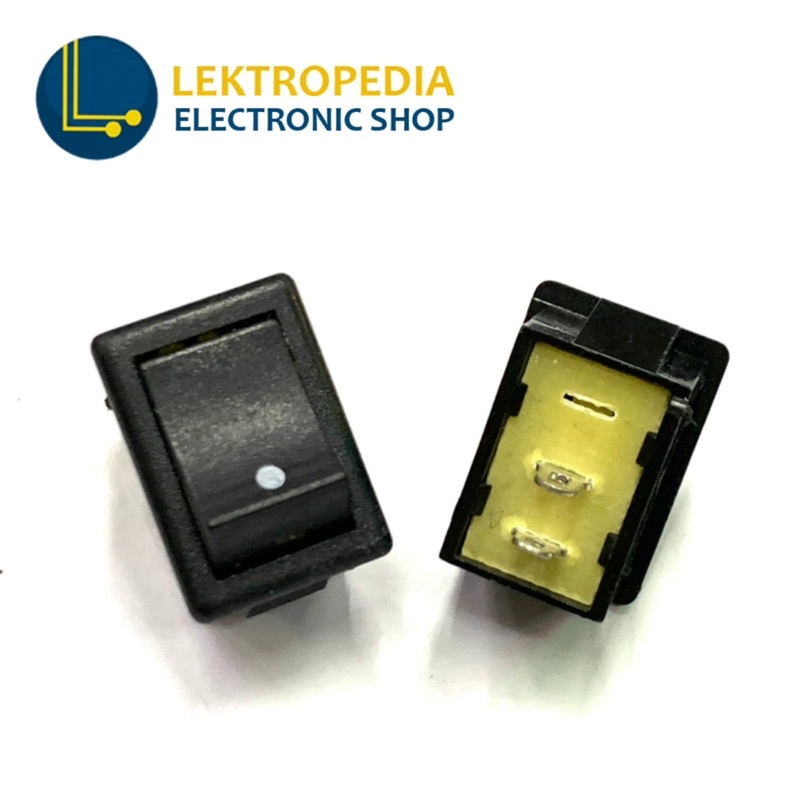 Jual Saklar Kecil on off 2pin 2p 2 pin Switch Hitam 2x1cm | Shopee ...