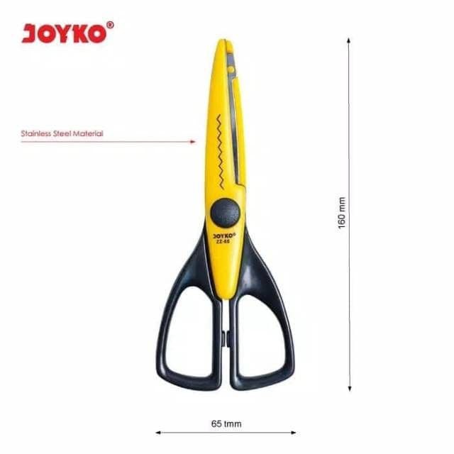 

Gunting Zigzag Joyko ZZ-65 / Scissors Joyko Zigzag ZZ-65