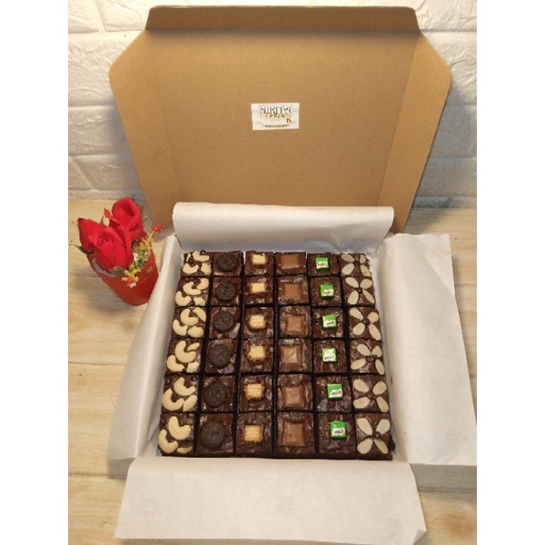 

brownies sekat 24x24cm