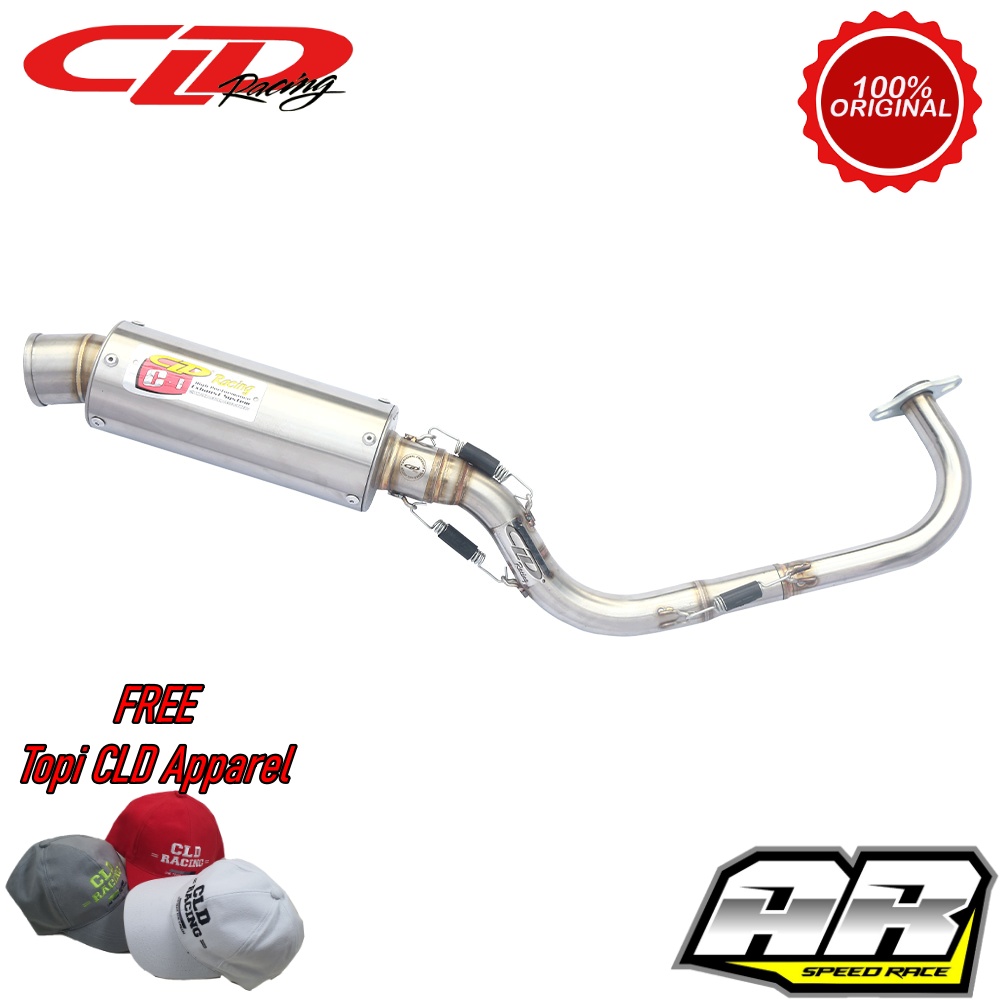 Knalpot CLD Racing Honda Vario 125 150 C1 Bulat