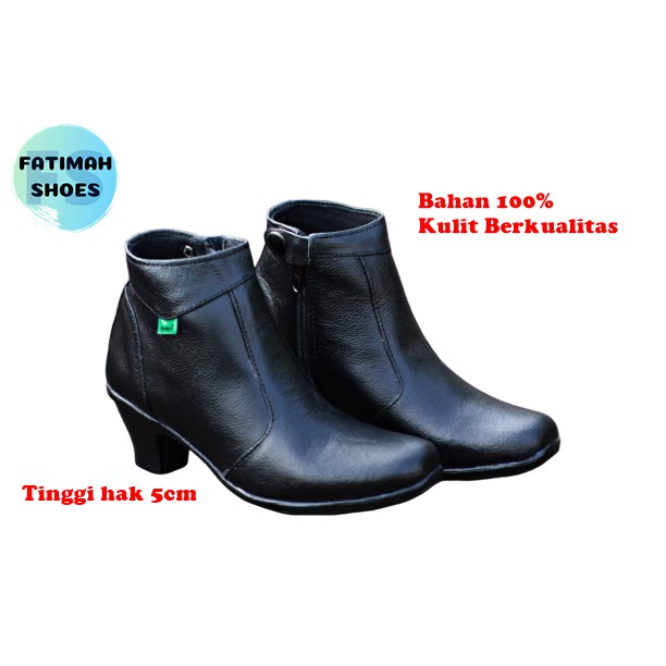 Sepatu pantofel Wanita high heels bahan kulit sepatu kerja wanita sepatu kantor Wanita Sepatu Dinas