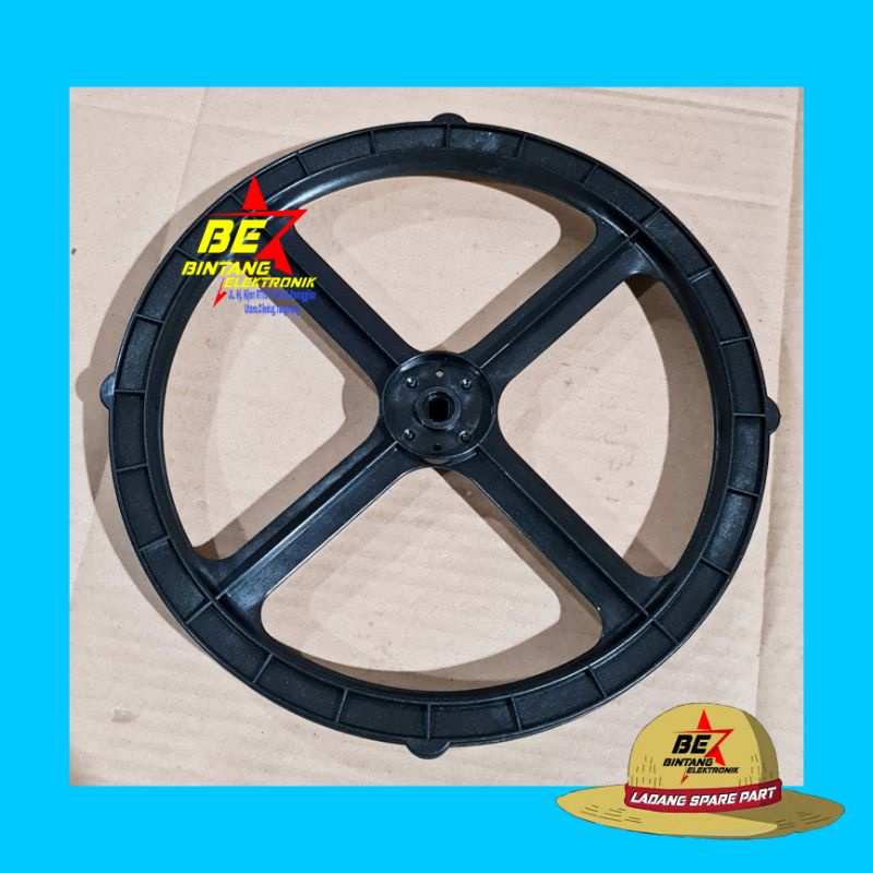 PULI MESIN CUCI SHARP PULLEY SHARP PULY Diameter 24 Cm