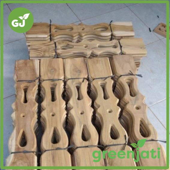 pagar kayu jati minimalis murah