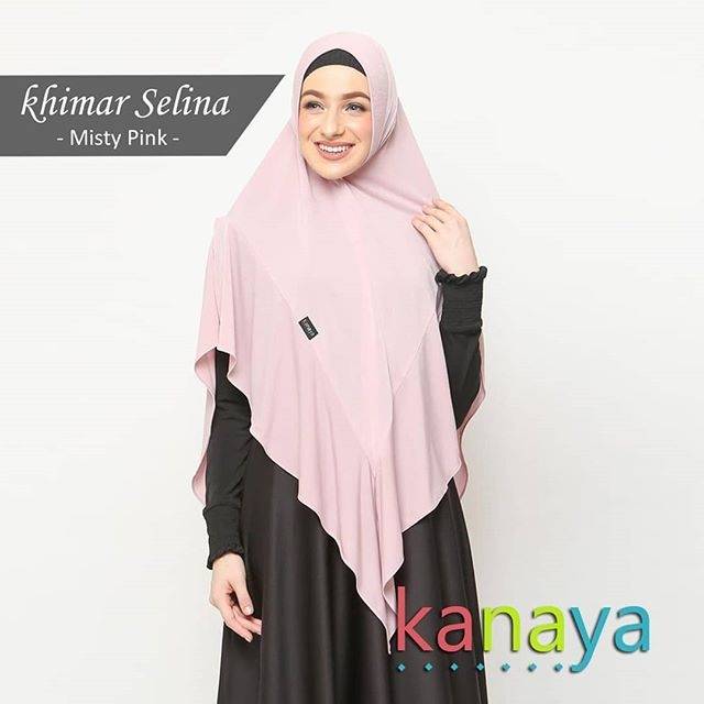 Khimar SELINA Misty Pink by Kanaya Boutique