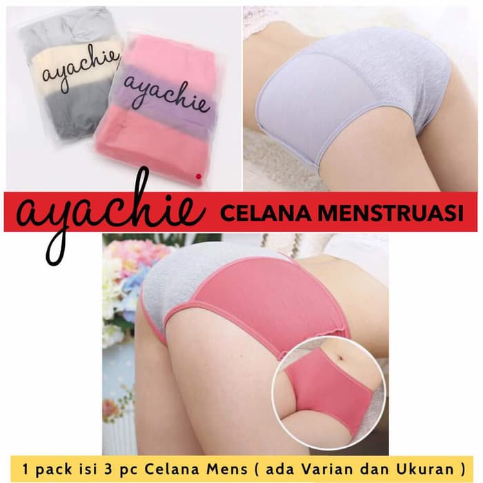 ❄️MATCHA❄️ Ayachie Celana Menstruasi - CD mens - Celana dalam anti bocor