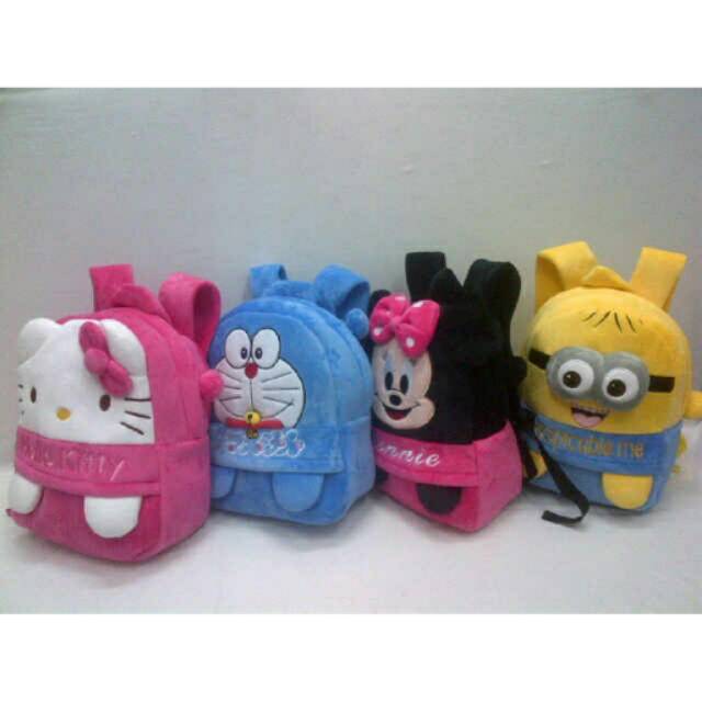 Tas Ransel Anak Ransel Tangan Boneka Karakter Hello 