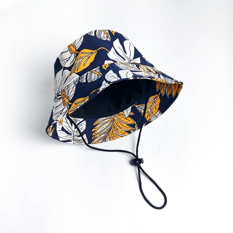 Bucket Hat Anak Laki Laki Perempuan Topi Rimba Dengan Tali Topi Piknik Anak Kupluk Anak Bayi Aksesoris Kepala Anak Laki Laki Perempuan-3