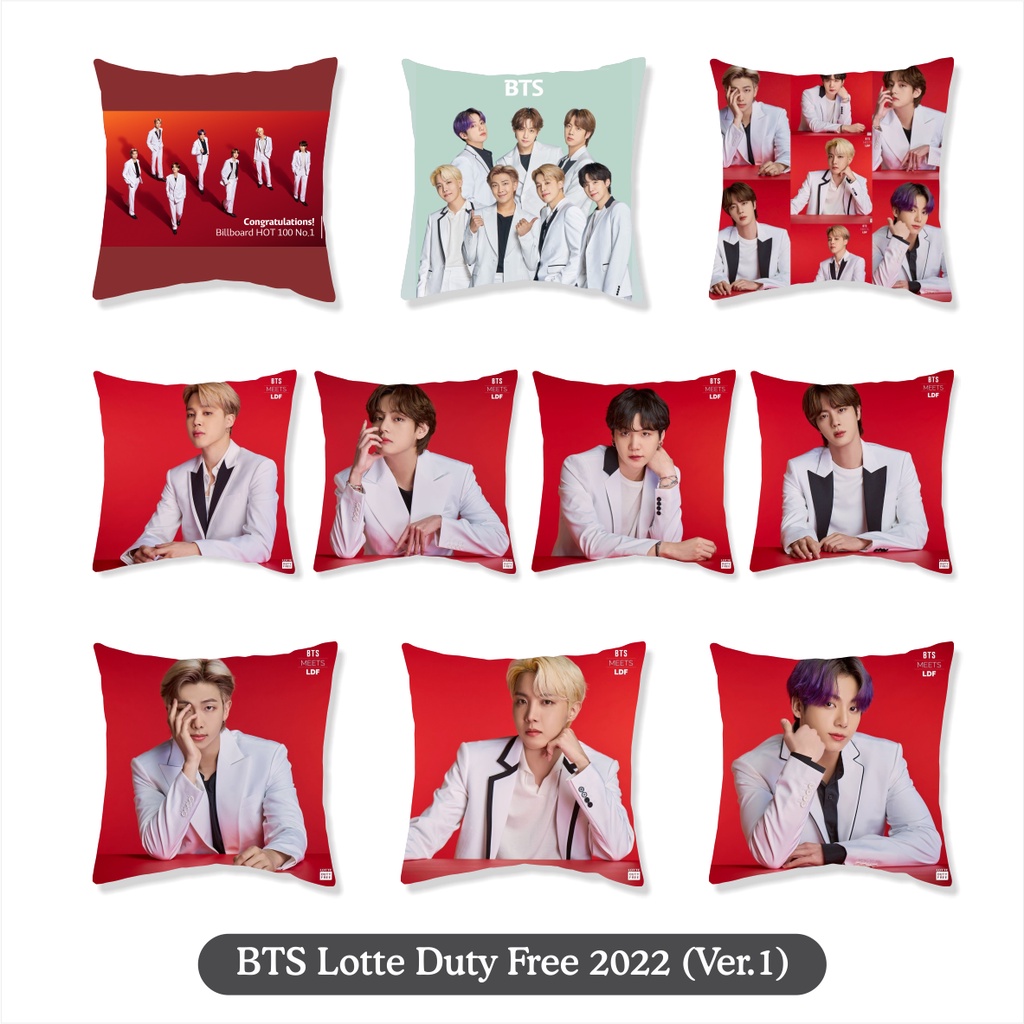 BANTAL  BTS UK 30 X 30 CM bantal KPOP termurah plus isi