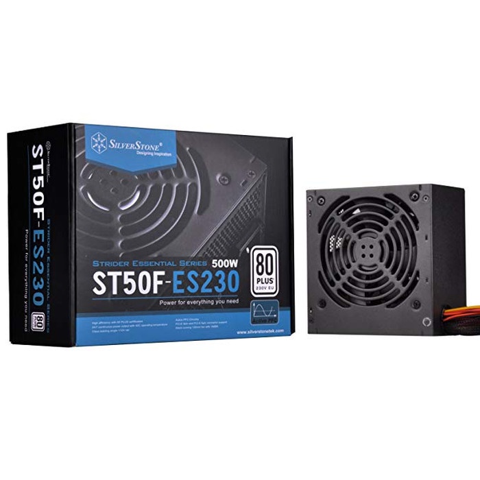 Power Supply SILVERSTONE 500W ST50F-ES230 80+ PSU FLAT CABLE