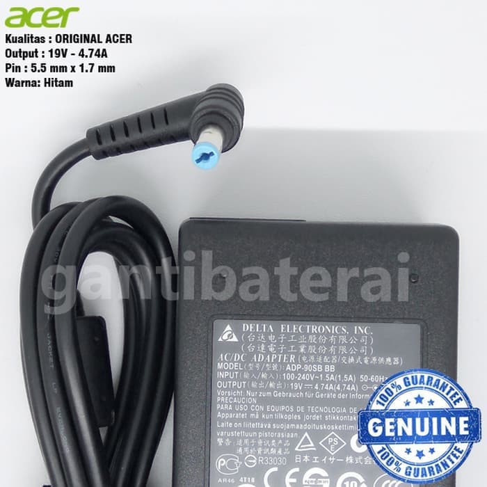 Adaptor Charger Acer 4745G 4755G 4752G 4750G 4740G 4920G 19V 4.74A ORI